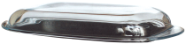 Ovalt glaslock 33x22 cm