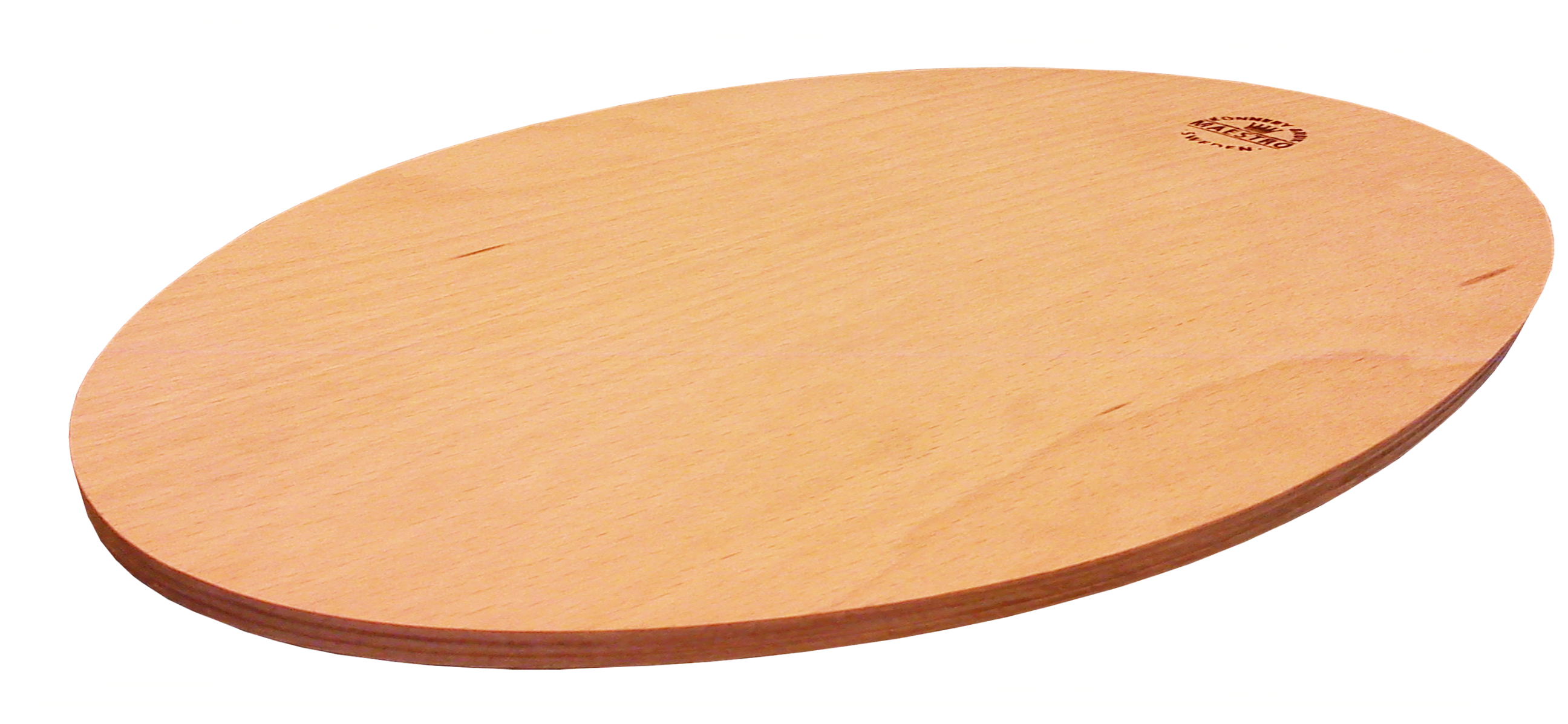 Oval wooden trivet 90192