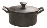 Oval mini pot with lid